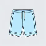 light blue shorts image